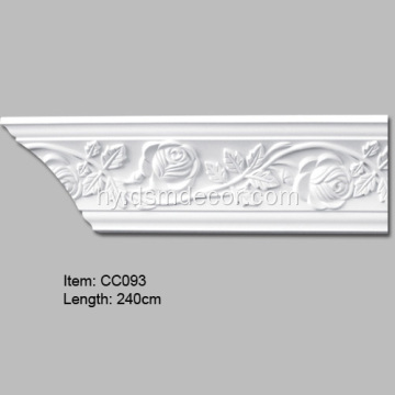 Crown Moulding Trim վարդագույն դիզայնով